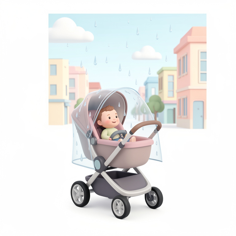 Babakocsi esővédő útmutató: Biztonságos védelem esőben és közlekedésben