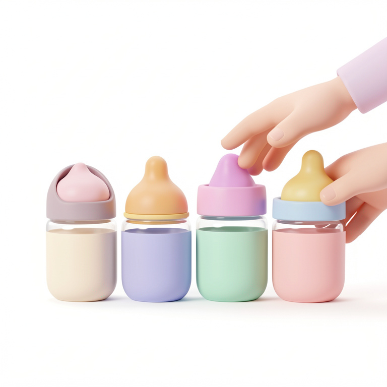 Cumisüveg választás 0–5 éves korig: anyagok, méretek és biztonságos etetés alapjai