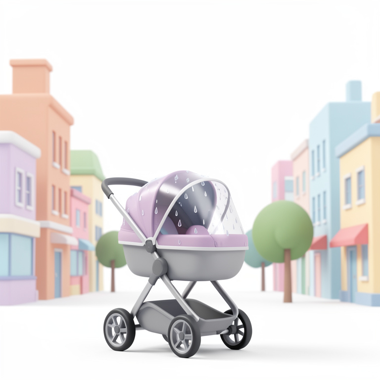 Esővédő és babakocsi a városban: biztonságos közlekedés és időjárás elleni védelem