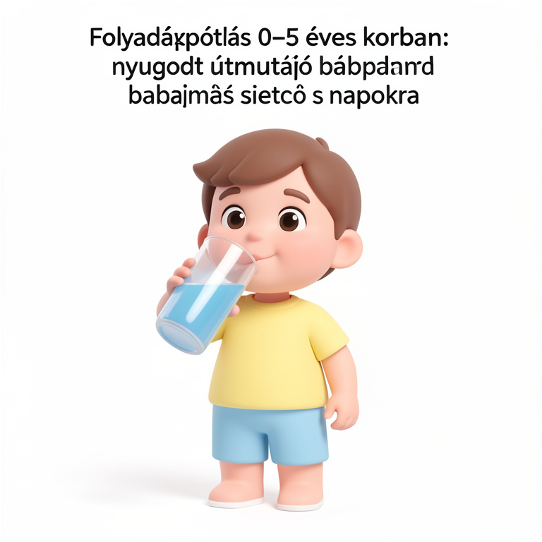 Folyadékpótlás 0–5 éves korban: nyugodt útmutató sietős napokra
