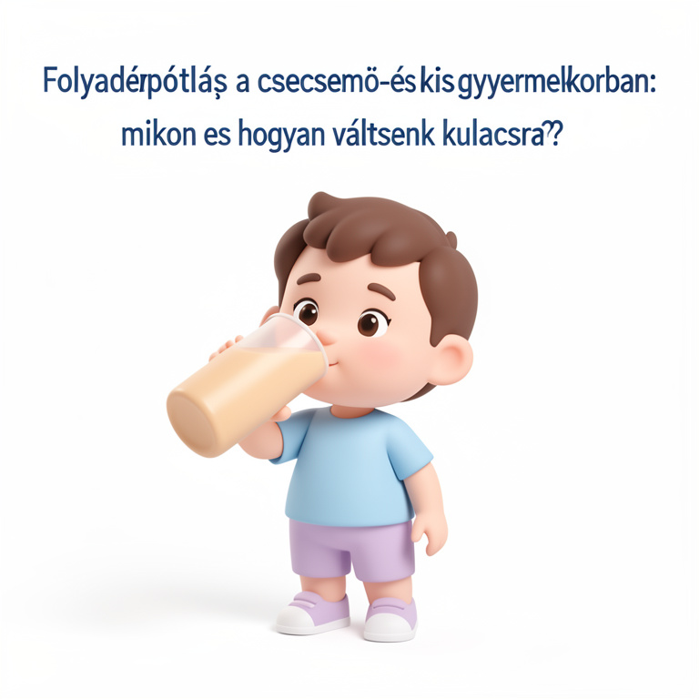 Folyadékpótlás a csecsemő- és kisgyermekkorban: mikor és hogyan váltsunk kulacsra?