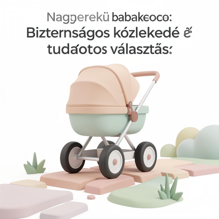 Nagy kerekű babakocsi egyenetlen terepre: Biztonságos közlekedés és tudatos választás