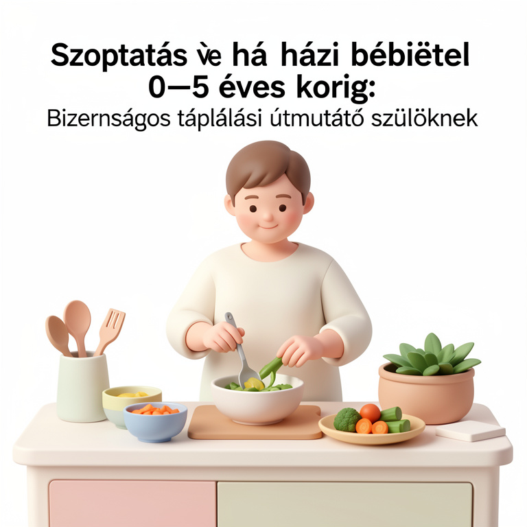 Szoptatás és házi bébiétel 0–5 éves korig: Biztonságos táplálási útmutató szülőknek