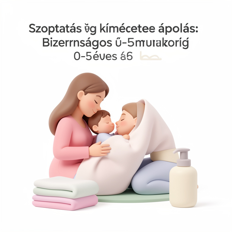 Szoptatás és kíméletes ápolás: Biztonságos útmutató 0–5 éves korig